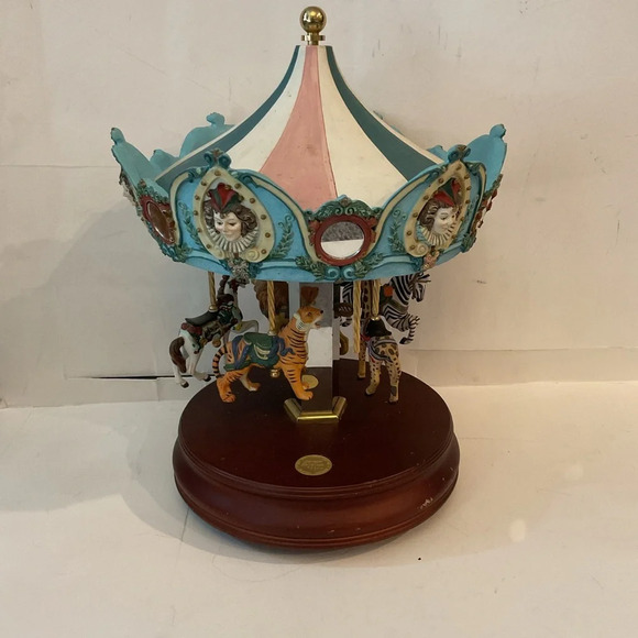 The San Francisco Music Box Co VTG Carousel Horse Carousel Merry-Go-Round Y2K - Picture 1 of 8
